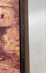Richard A. Pucillo Eye Encounter Signed Original Photo Covered Bridge Framed Art