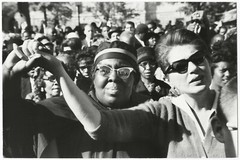 CIVIL RIGHTS Demonstration, 1965 by Paul Conklin / STAMPED / VINTAGE