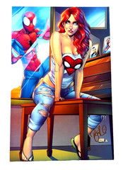 MARY JANE (SPIDERMAN) EXCLUSIVE SIGNED LIMITED EDITION ART PRINT NM+