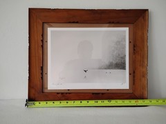 Signed Limited Edition Art Print By Cory James Titled «Through The Fog» Framed.