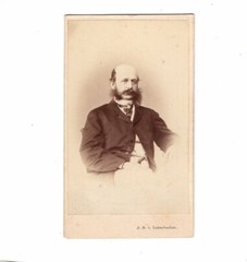 by Lakenbacher CDV photo fine gentleman/nobility/Felix von Wimpffen-Vienna 1866
