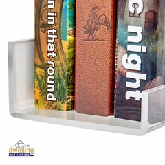 Clear Acrylic Floating Shelves Display Bookshelf Wall Mount Shelf 36″ (2 Pack)
