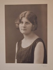 Vintage Portrait Photograph of a Young Woman by J. Weston & Son, Eastbourne