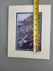 Photography Print By John T Slonina Matted 8×10 Acadia National Park-Otter Cove