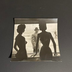 Original Photo Curiosa Germany Display With Mannequins 1950s