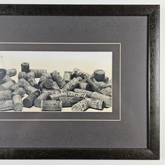 ART – Original Signed Richard Gallup Photograph 21.5×13.25 Framed – Wine & Cork