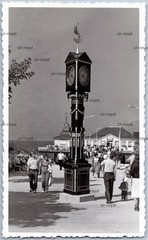 Ahlbeck Heringsdorf Usedom 1980 Beach Clock GDR 1980s Baltic Sea Photo 8x13cm