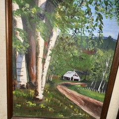 A New England Road” Signed Dorothy