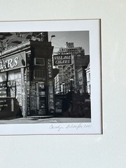 Signed Carolyn Schaefer NYC Photo 2001 Greenwich Village Framed 13×12