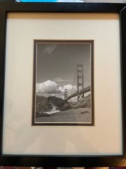 FINE ART BW PHOTOGRAPH PRINT GOLDEN GATE BRIDGE SAN FRANCISCO – circa 1990s
