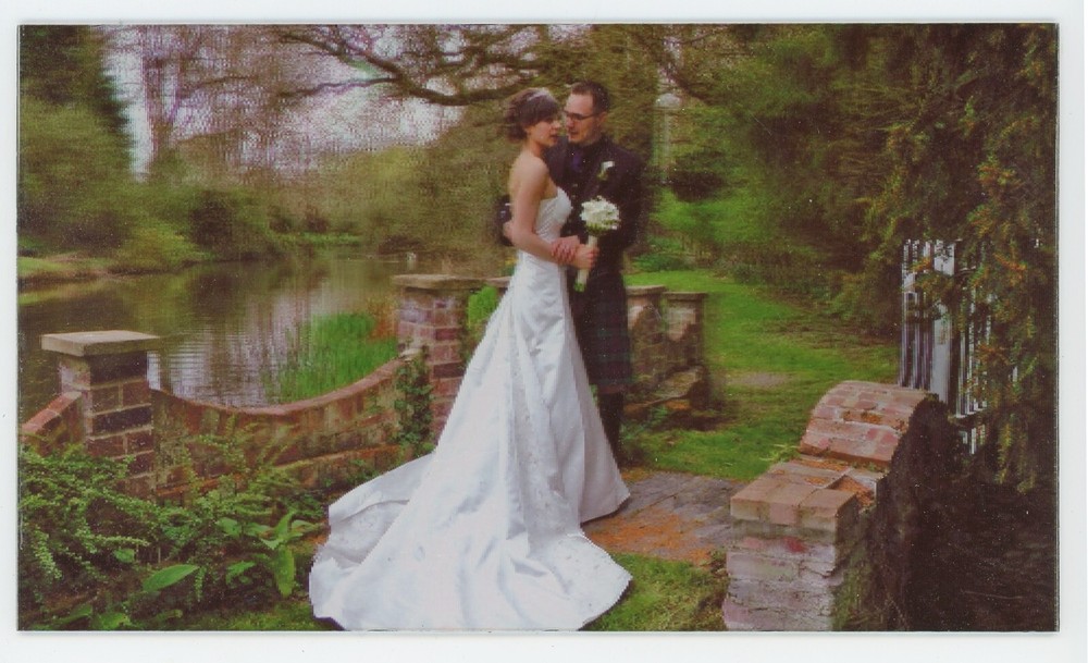 Wedding Picture High Quality Lenticular 3-D Picture 8″ x 4 1/2″ inch Great 3-D!