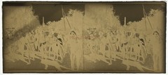 Vietnam Tonkin Population Native c1920 Photo Negative Glasses Vintage §n5