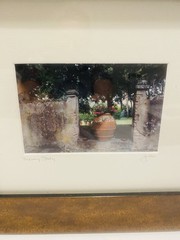 Vintage Original Photography Tuscany Italy by John Galbo Framed & Signed 13”-11”