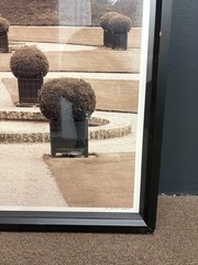 Charlie Waite Signed Photo Art Large Framed Formal Garden Landscape 42×42