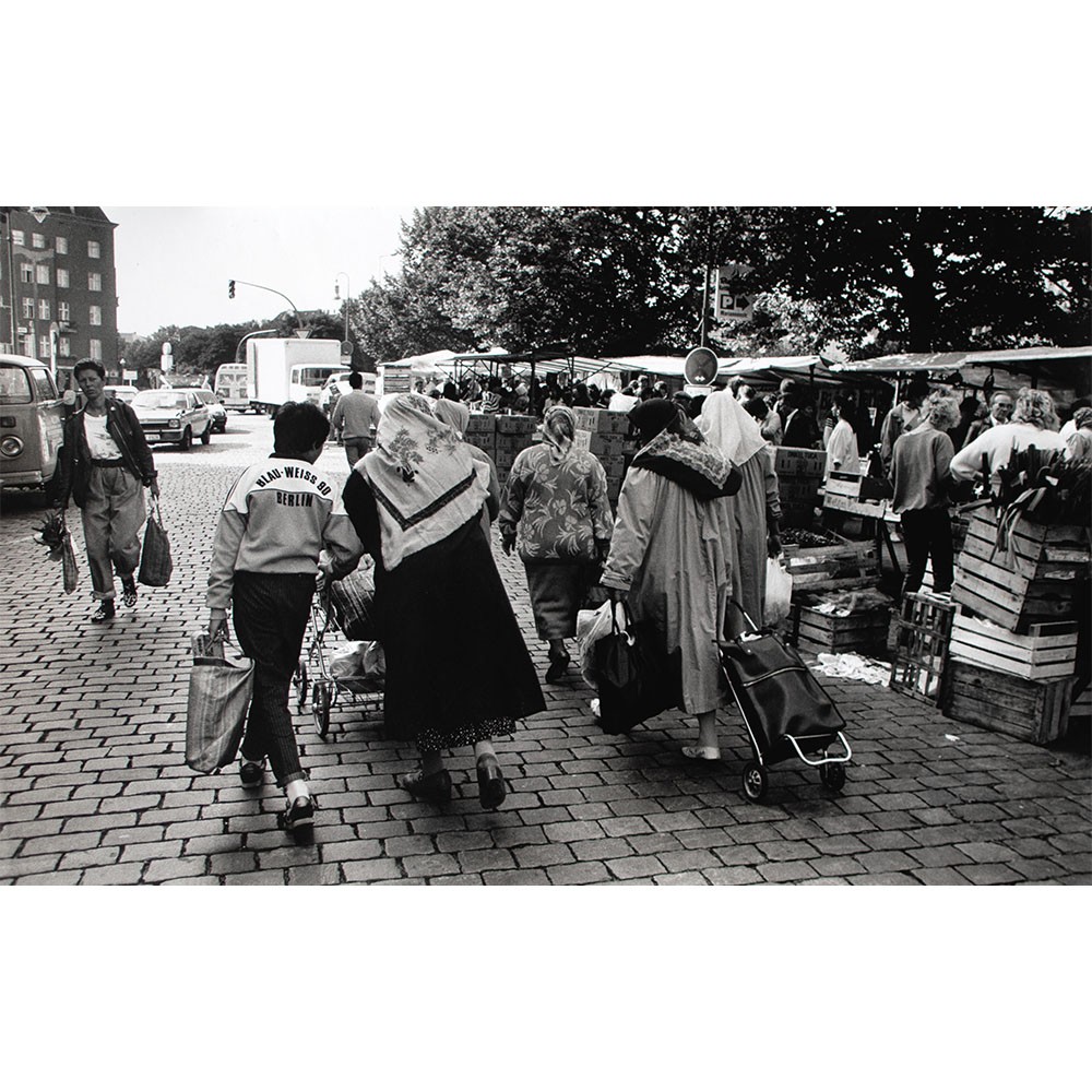 Gisela Franke Berlin Neukölln Maybachufer weekly market photography 1987