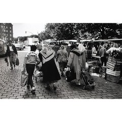 Gisela Franke Berlin Neukölln Maybachufer weekly market photography 1987