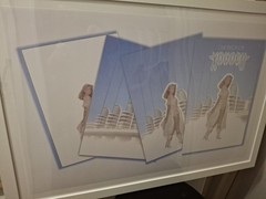 Olivia Newton John in the movie Xanadu 38 / 26 print framed and ready to hang