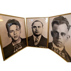 24×36 Large Mugshot Prints John Dilinger Frank Sinatra Al Capone