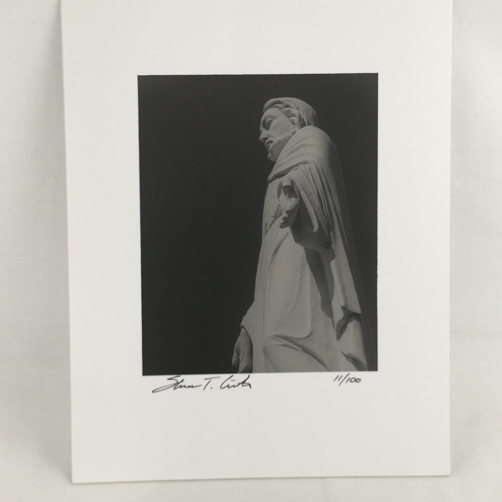 Black & White Photo Christ Holy City Wichita Mountains OK Signed Art Photography