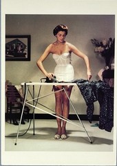 Ruzzie Green (1892-1956) Art Photo Print Card Ironing 1950s – Fotofolio 4.25”x6”