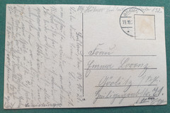 AK Breslau Postcard Church Tram Streetcar 1921 Wroclaw Photo Card Antique