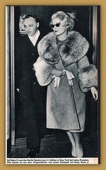 Vintage Print Photo Sid Slater Sandra Lynn Copacabana Sammy Davis Fur Fashion