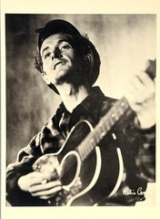 Woody Guthrie, 1938 Fotofolio Art Print Card Photo By Robin Carson 4.25”x6”