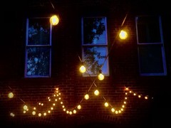 Contemporary Landscape Night Color Photograph Set – Nature, Moon, Train, River