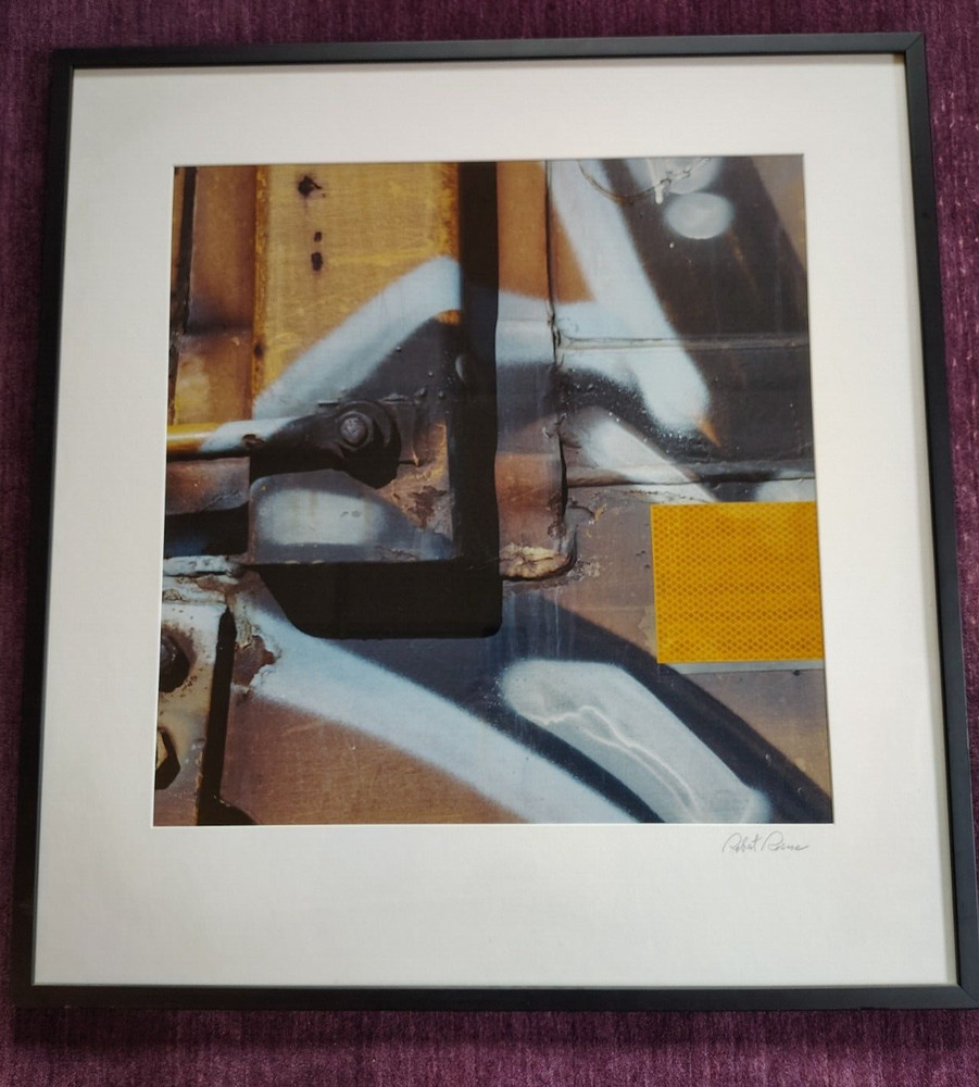 Robert Roscoe? Fine Art Photography, «Railroad Car #1» Hand Signed, Framed, Art