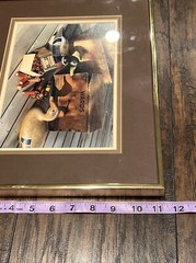 john fulton color print signed Decoys Ammo Duck Calls (hunting) Framed