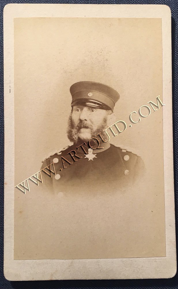 Carte de Visite GENERAL ALBRECHT VON MANSTEIN, Infantry, Prussia, 1866, CDV
