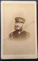 Carte de Visite GENERAL ALBRECHT VON MANSTEIN, Infantry, Prussia, 1866, CDV