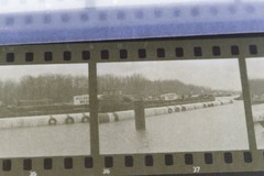 56 great old negative pictures – Hülskens Wesel – shipping laying culvert? 60-7