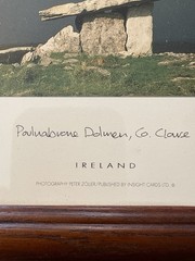 Framed Poulnabrone Dolmen Co Clare Ireland Photo Print Peter Zöller 9×11