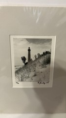 Light House Photo Set 10×8 Black And White Double Matted