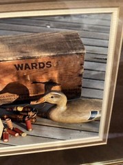 john fulton color print signed Decoys Ammo Duck Calls (hunting) Framed