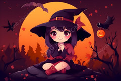 Digital Image Picture Photo Wallpaper Background Desktop Halloween Witch
