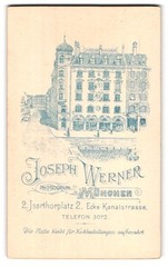 Photograph Joseph Werner, Munich, Isartorplatz 2, view Munich, business of the