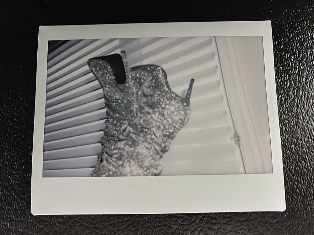 Shiny Stilettos Instax Original Photo Fujifilm Glam Bling Art Pretty Foot Feet c
