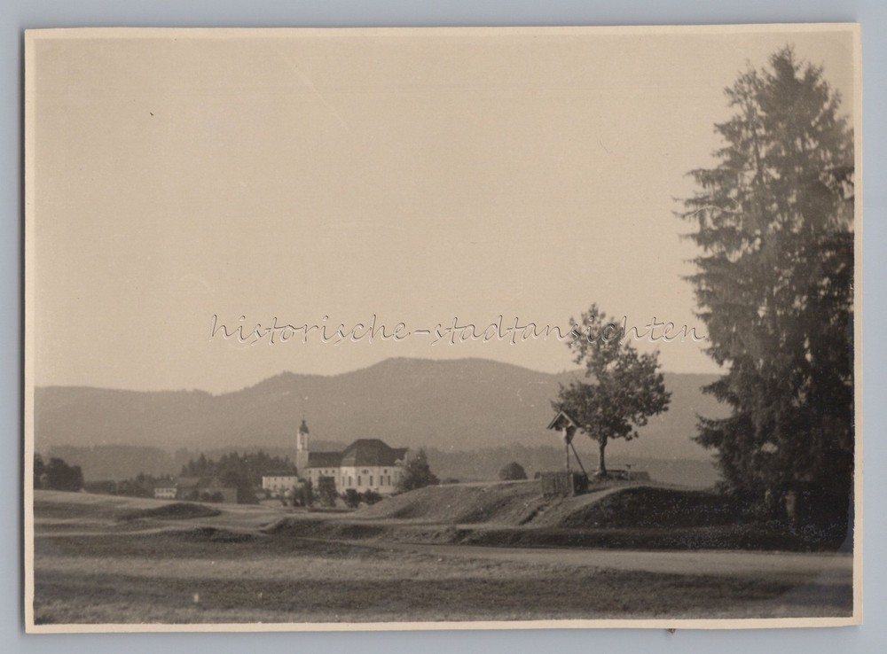 Steingaden 1949 – Wieskirche Surroundings – Old Photo 1940s