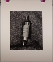 Charles Fendrock «250 Amp Fuse» Large Format Black & White Photograph – Unframed
