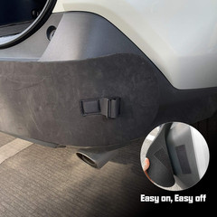 Universal Car Bumper Protector Guard, Rear Bumper Protector for Cars ONLY, Black