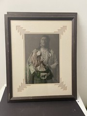 VINTAGE VERY RARE EDWARD CUSTIS Native American Indian Navaho Sepia PHOTOGRAPH