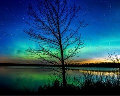 «Aurora Sunrise» Photograph Printed on Metal