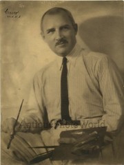 Artist painter w palette antique photo Egypt