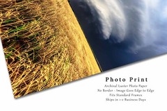 Supercell Thunderstorm in Oklahoma Vertical Storm Weather Photography Print