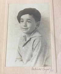 PORTRAIT OF YOUNG BOY PHOTOGRAPH BY GERTRUDE SAYEN 1927 SIGNED PHILADELPHIA PA