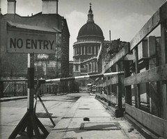 WWII: BOMBED St. Paul’s Cathedral, LONDON 1942 / PIX-K / by Wolfgang SUSCHITZKY