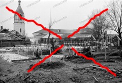 Negative-Tarutino-Kaluga-Russia-34th Infantry Div-Soldier Cemetery-Church-1941-127