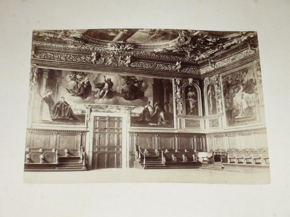 Naya / Venice Venezia 1870 Interior View Palace [237] Vintage Albumen Print